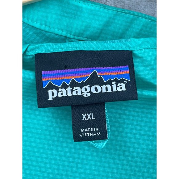 Patagonia Houdini Full Zip Windbreaker Hooded Jacket Packable - Picture 7 of 11